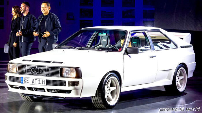 ABT's Ur-Quattro Restomod quasi triplica la potenza e si esaurisce in tre ore / Carscoops